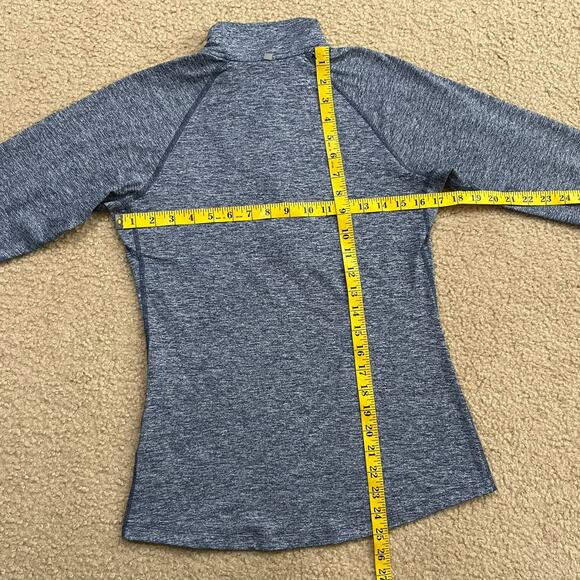 Wisconsin Eau Claire Bulldogs Nike Dri-Fit Womens Blue 1/4 Zip Top Size Small - Picture 4 of 4